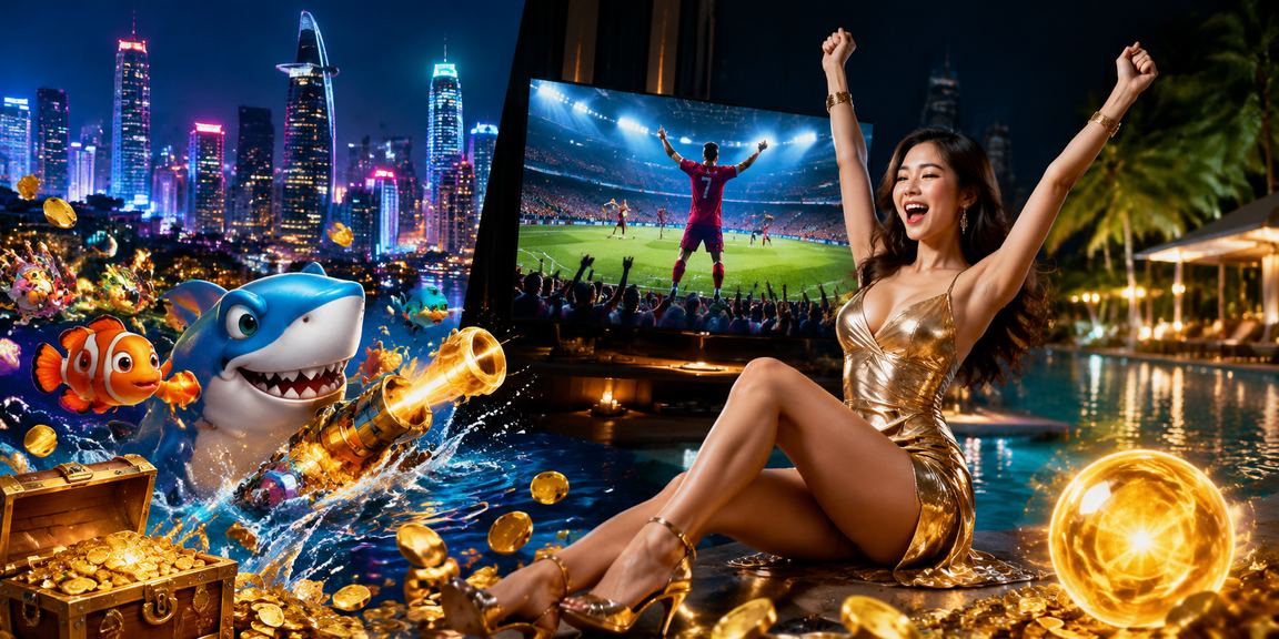 Trò chơi bắn cá đèn neon sôi động tại TP Hồ Chí Minh